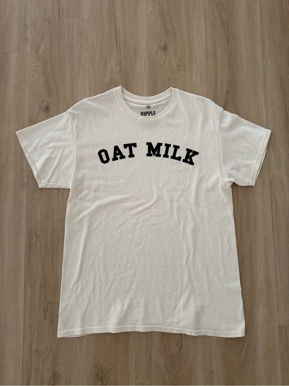 Oat Milk T-Shirt, Size Women's Medium